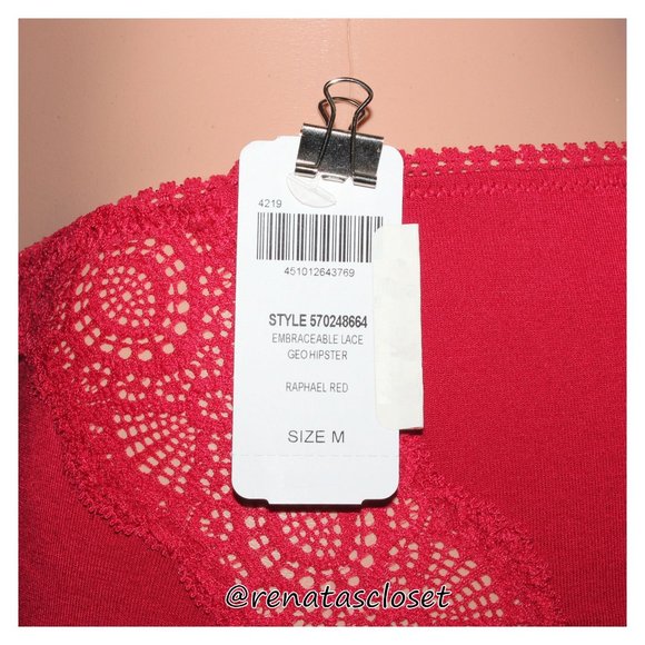 Soma Women's Embraceable Lace Geohipster Panty NWT - Picture 5 of 7